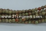 CUG01 15.5 inches 4mm round unakite gemstone beads wholesale