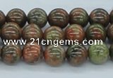 CUG03 15.5 inches 10mm round unakite gemstone beads wholesale
