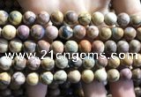 CVJ03 15.5 inches 8mm round venus jasper beads wholesale