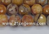 CVJ24 15.5 inches 10mm faceted round venus jasper beads wholesale