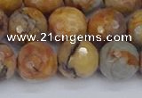 CVJ25 15.5 inches 12mm faceted round venus jasper beads wholesale