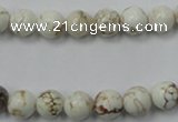 CWB311 15.5 inches 6mm round howlite turquoise beads wholesale