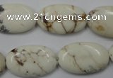 CWB355 15.5 inches 16*25mm oval howlite turquoise beads wholesale