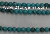 CWB551 15.5 inches 3mm round howlite turquoise beads wholesale