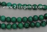 CWB565 15.5 inches 6mm round howlite turquoise beads wholesale