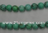 CWB566 15.5 inches 7mm round howlite turquoise beads wholesale