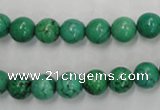 CWB567 15.5 inches 8mm round howlite turquoise beads wholesale