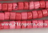 CWB823 15.5 inches 2*4mm tyre howlite turquoise beads wholesale