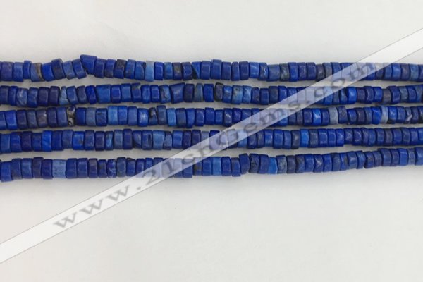 CWB827 15.5 inches 2*4mm tyre howlite turquoise beads wholesale