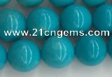 CWB852 15.5 inches 8mm round howlite turquoise beads wholesale