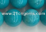 CWB854 15.5 inches 12mm round howlite turquoise beads wholesale