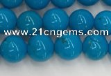 CWB858 15.5 inches 6mm round howlite turquoise beads wholesale