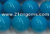 CWB860 15.5 inches 10mm round howlite turquoise beads wholesale