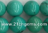 CWB866 15.5 inches 10mm round howlite turquoise beads wholesale