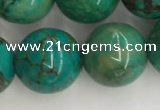 CWB873 15.5 inches 12mm round howlite turquoise beads wholesale