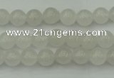 CWH50 15.5 inches 4mm round white jade beads wholesale