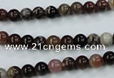 CWJ201 15.5 inches 6mm round wood jasper gemstone beads wholesale