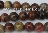 CWJ274 15.5 inches 12mm round wood jasper gemstone beads wholesale