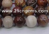 CWJ404 15.5 inches 12mm round wood jasper gemstone beads wholesale