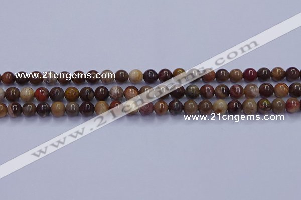 CWJ431 15.5 inches 6mm round wood jasper beads wholesale