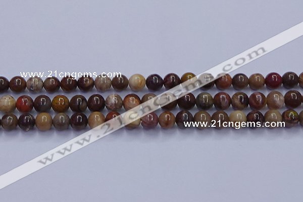 CWJ432 15.5 inches 8mm round wood jasper beads wholesale