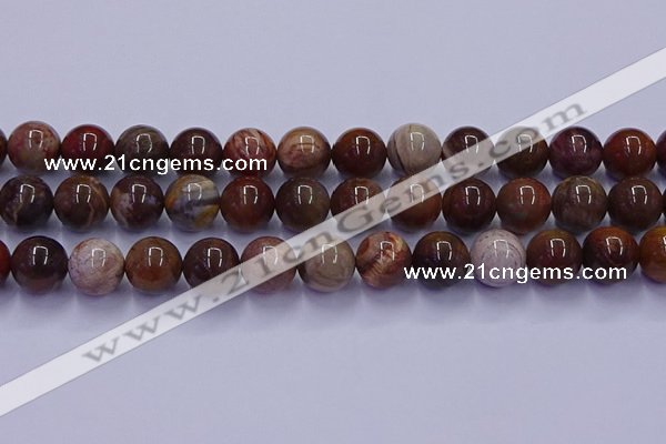 CWJ435 15.5 inches 14mm round wood jasper beads wholesale