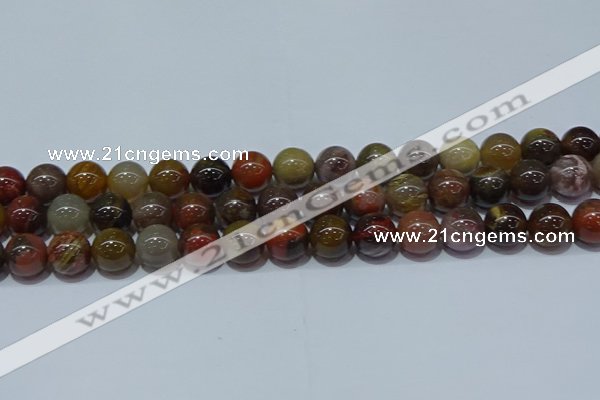 CWJ504 15.5 inches 12mm round Xinjiang wood jasper beads wholesale