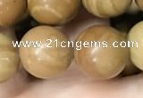 CWJ514 15.5 inches 12mm round wooden jasper beads wholesale