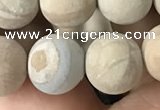 CWJ523 15.5 inches 10mm round matte wooden jasper beads wholesale