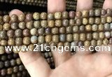 CWJ562 15.5 inches 4mm round wood jasper beads wholesale