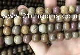 CWJ565 15.5 inches 10mm round wood jasper beads wholesale