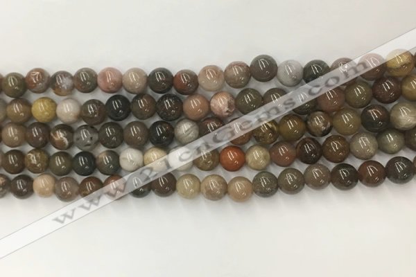 CWJ575 15.5 inches 6mm round wood jasper beads wholesale