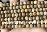 CWJ591 15.5 inches 6mm round wood jasper beads wholesale