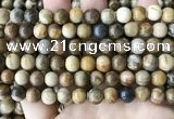 CWJ592 15.5 inches 8mm round wood jasper beads wholesale