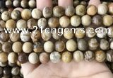 CWJ593 15.5 inches 10mm round wood jasper beads wholesale