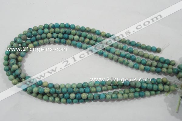 CXH101 15.5 inches 6mm round dyed Xiang He Shi gemstone beads