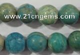 CXH105 15.5 inches 14mm round dyed Xiang He Shi gemstone beads