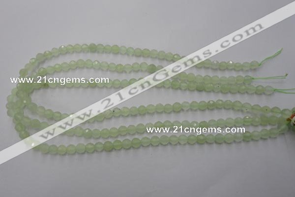 CXJ101 15.5 inches 6mm faceted round New jade beads wholesale