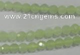 CXJ151 15.5 inches 6mm faceted round New jade beads wholesale