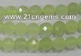 CXJ162 15.5 inches 8mm faceted round New jade beads wholesale