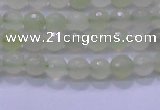 CXJ218 15.5 inches 6mm faceted round New jade beads wholesale