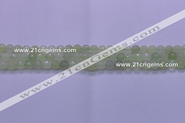 CXJ219 15.5 inches 8mm faceted round New jade beads wholesale