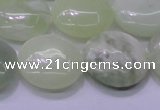 CXJ227 15.5 inches 20mm flat round New jade beads wholesale