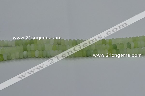 CXJ310 15.5 inches 4*6mm rondelle matte New jade beads wholesale