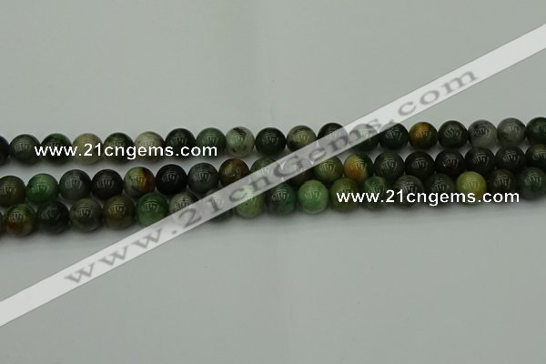 CXJ402 15.5 inches 8mm round Xinjiang jade beads wholesale