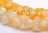 CYJ42 16 inch 9*12mm dumbbell-shaped yellow jade gemstone beads