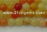 CYJ620 15.5 inches 4mm round yellow jade beads wholesale