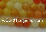 CYJ621 15.5 inches 6mm round yellow jade beads wholesale