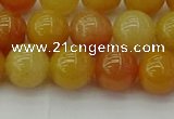 CYJ623 15.5 inches 10mm round yellow jade beads wholesale