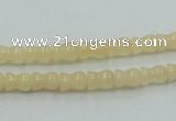 CYJ63 15.5 inches 6*7mm vase-shaped yellow jade gemstone beads wholesale